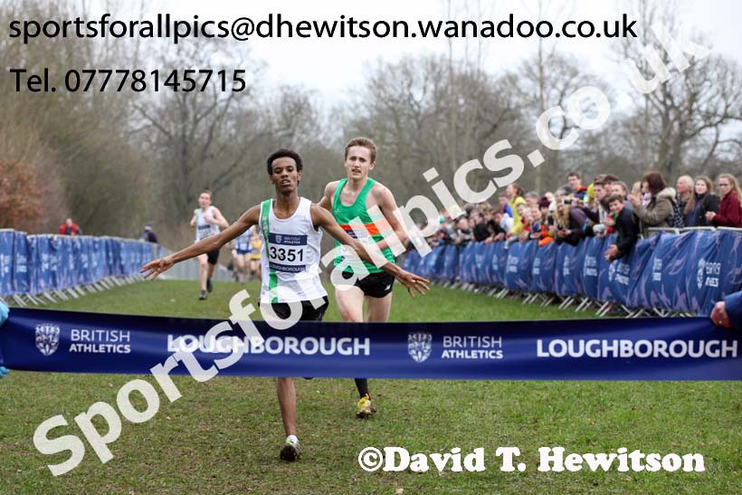 Mens under-17s Inter Counties Cross Country, Prestwold Hall, Loughborough. Photo: David T. Hewitson/Sports for All Pics